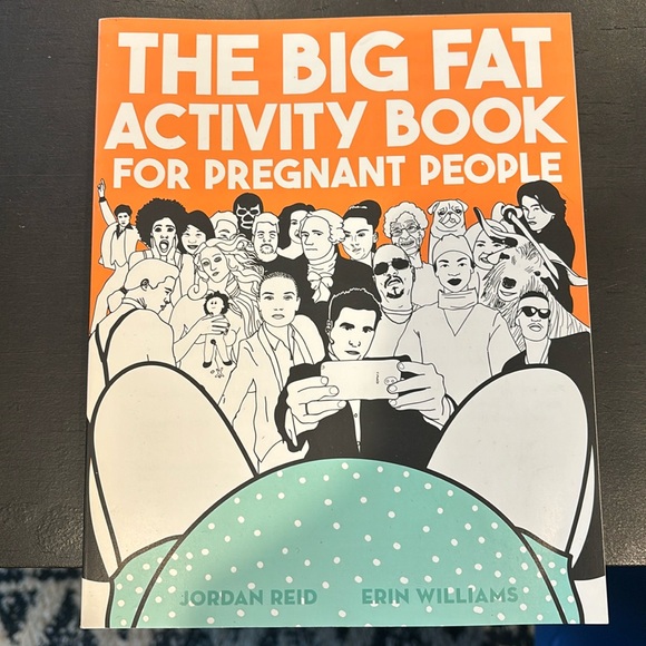 The Big Fat Activity Book For Pregnant People NWOT coloring book - Picture 1 of 3